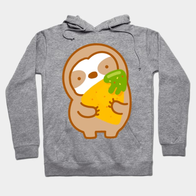 Guacamole Chip Sloth Hoodie by theslothinme